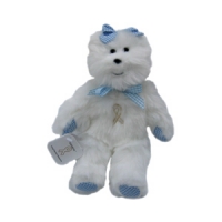 "Crystal" the Lung Cancer Bear