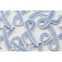 Embroidered Ribbon Appliqués (Sheet of 10)