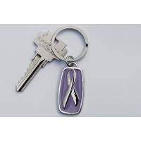 Be Aware Ribbon Key Chains