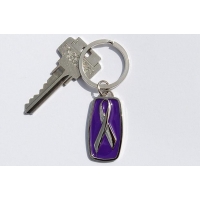 Be Aware Ribbon Key Chains