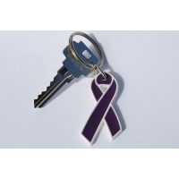 Cancer Awareness Ribbon Key Chains