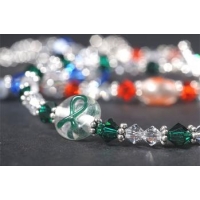 Swarovski Crystal Ribbon of Hope Bracelet