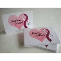 Cancer Awareness Ribbon Note Cards