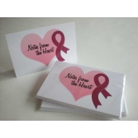 Cancer Awareness Ribbon Note Cards