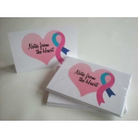 Cancer Awareness Ribbon Note Cards